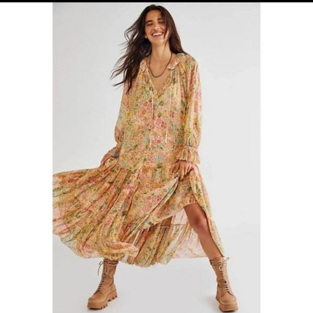 Free people Feeling Groovy Maxi Dress